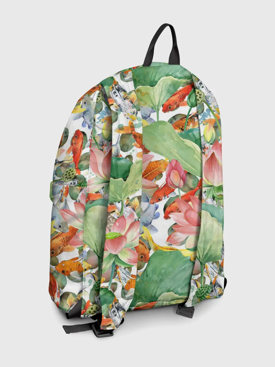 Рюкзак джинсовый / Карпы кои