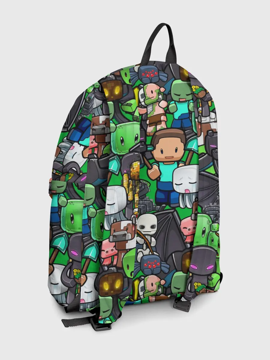 Рюкзак джинсовый / Майнкрафт