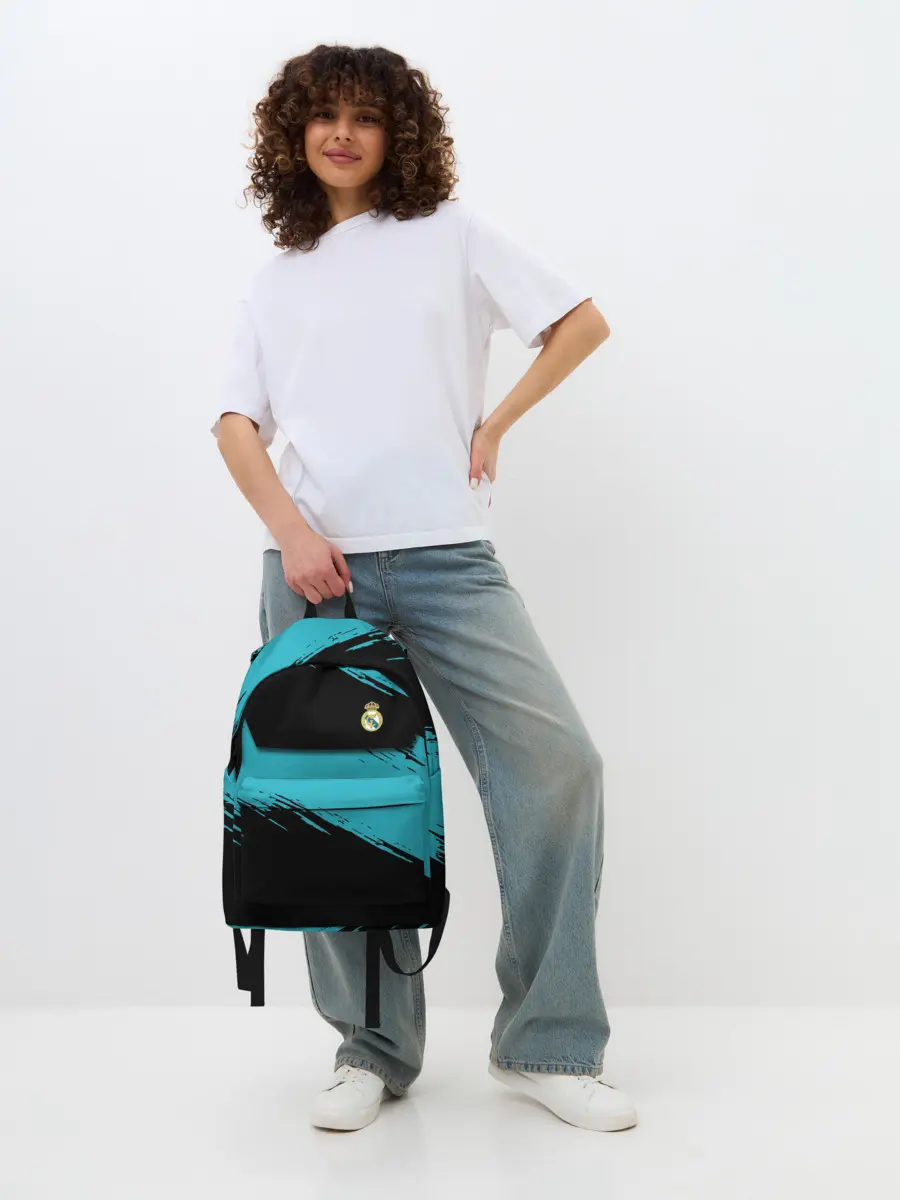 Рюкзак джинсовый / REAL MADRID.