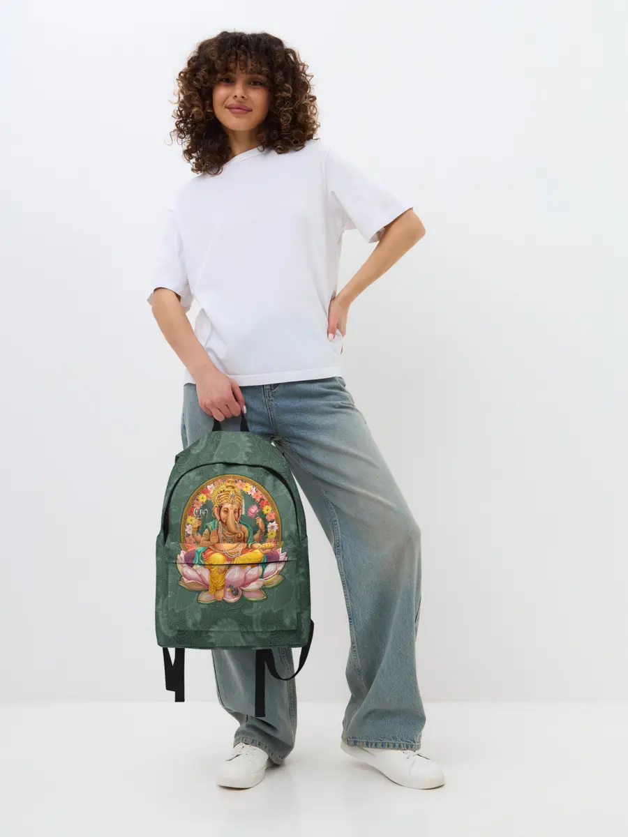Рюкзак джинсовый / Ганеша
