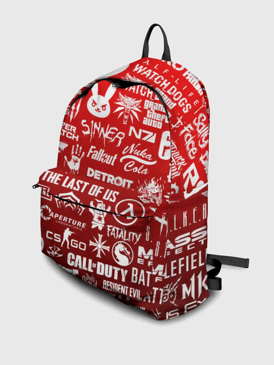 Рюкзак джинсовый / ЛОГОТИПЫ ИГР