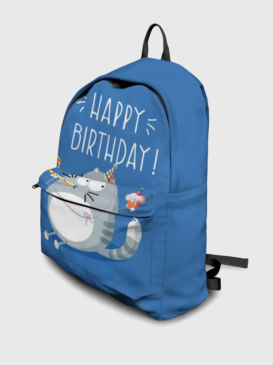 Рюкзак джинсовый / Happy birthday!