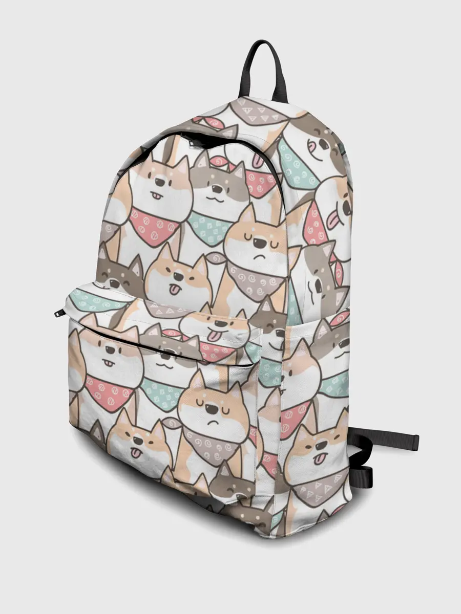 Рюкзак джинсовый / Шиба Ину