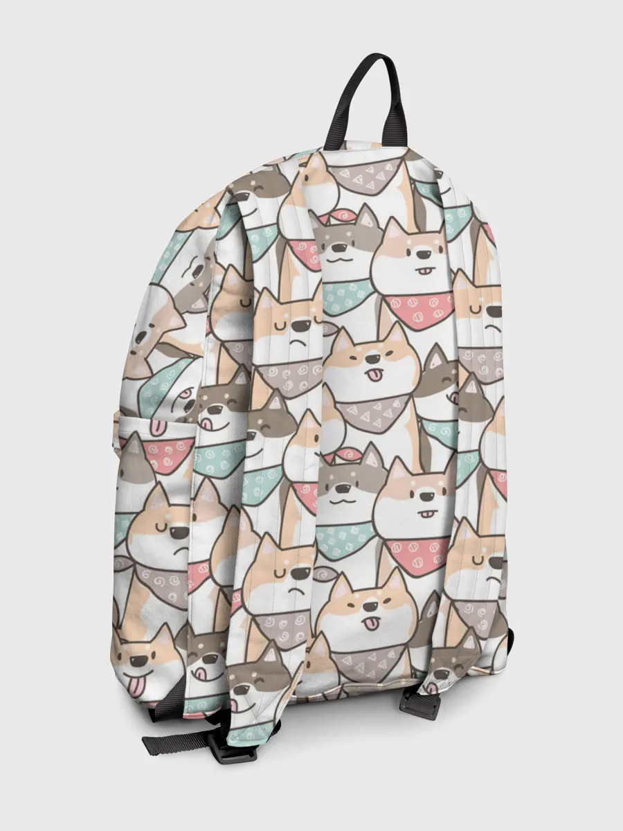 Рюкзак джинсовый / Шиба Ину