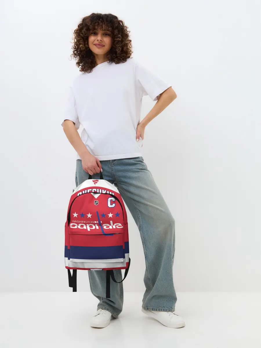 Рюкзак джинсовый / Александр Овечкин