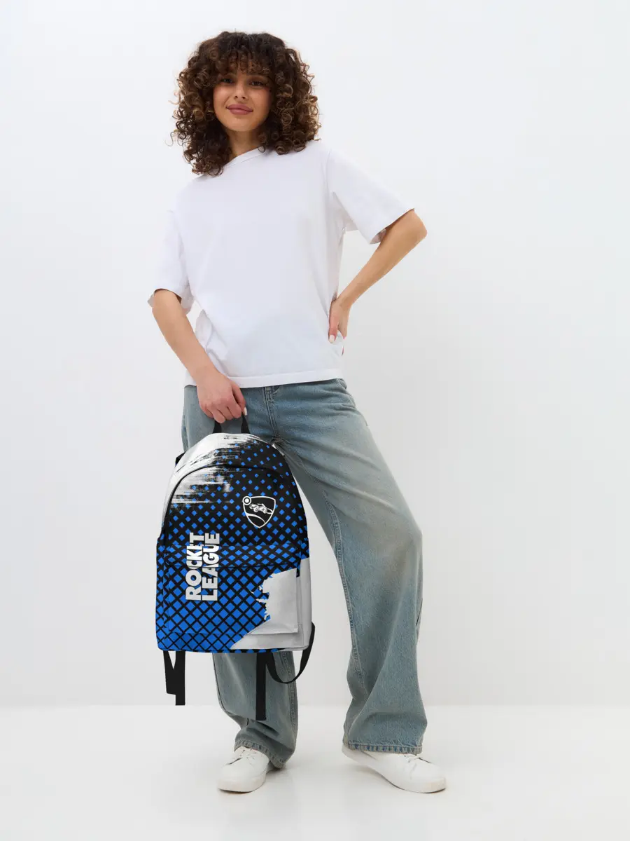 Рюкзак джинсовый / ROCKET LEAGUE
