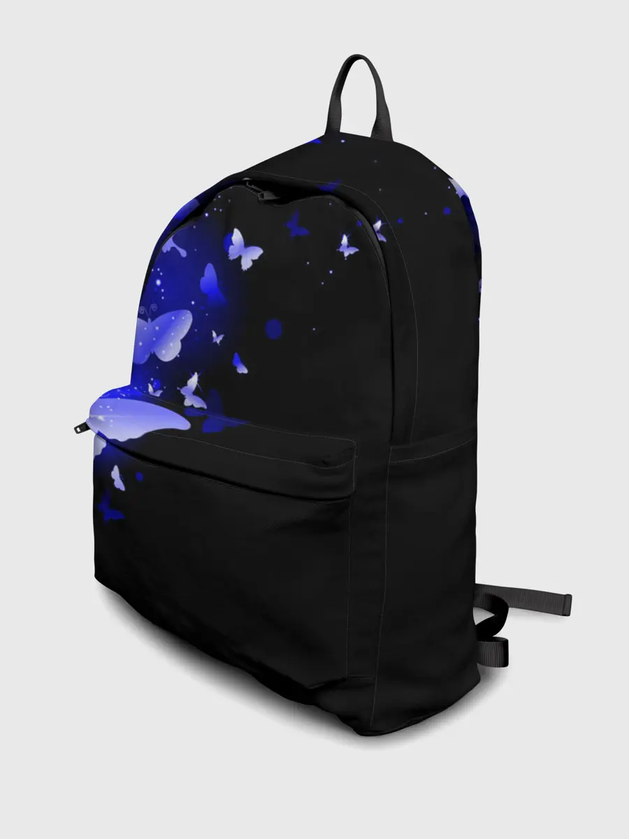 Рюкзак джинсовый / СИНИЕ БАБОЧКИ