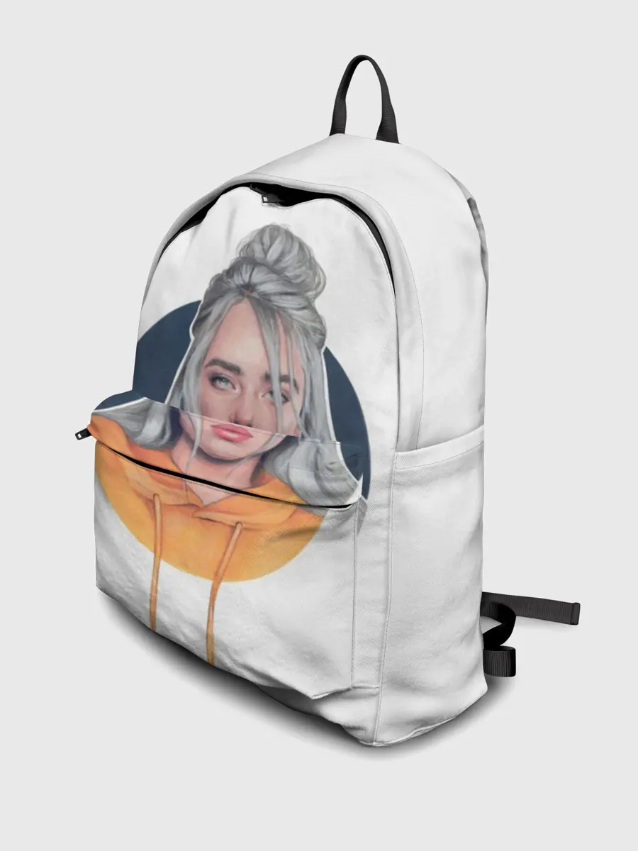 Рюкзак джинсовый / Billie Eilish art 1