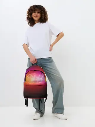 Рюкзак джинсовый / Прозрачный Чаризард