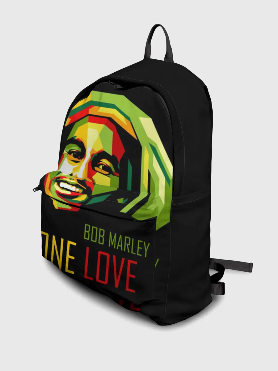 Рюкзак джинсовый / Боб Марли