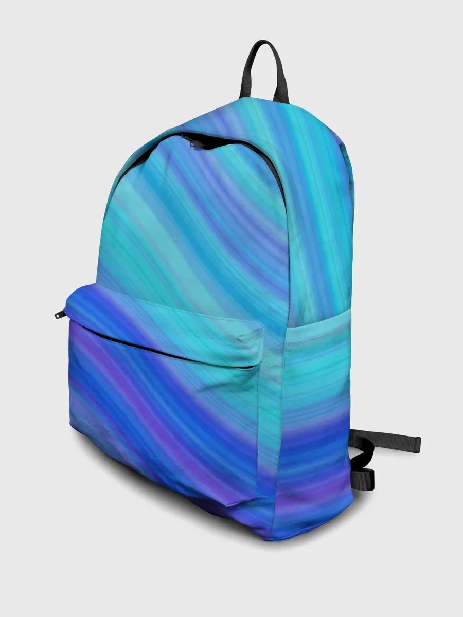 Рюкзак джинсовый / Абстракция. Влны.