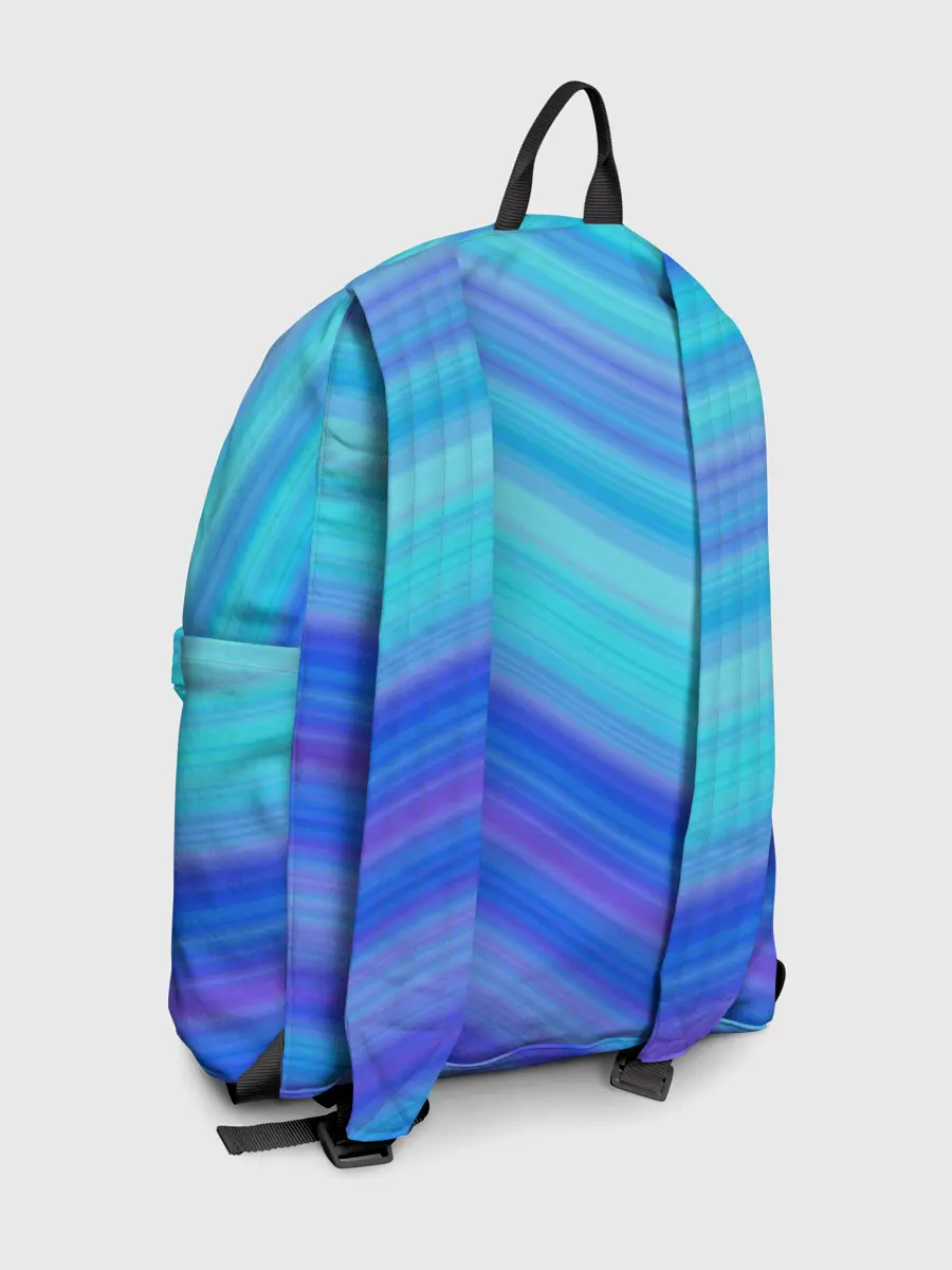 Рюкзак джинсовый / Абстракция. Влны.