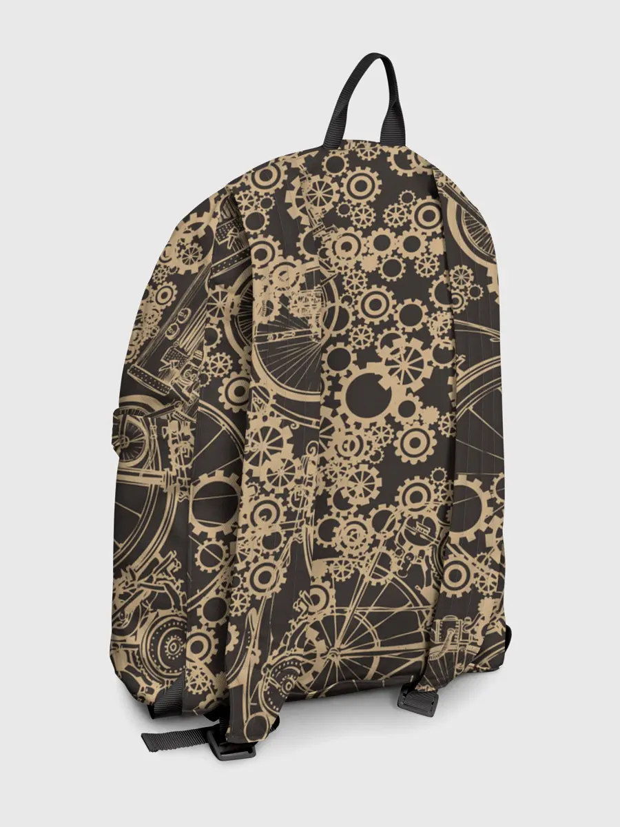 Рюкзак джинсовый / Ретро велосипеды