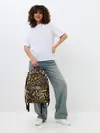 Рюкзак джинсовый / Шкура леопарда