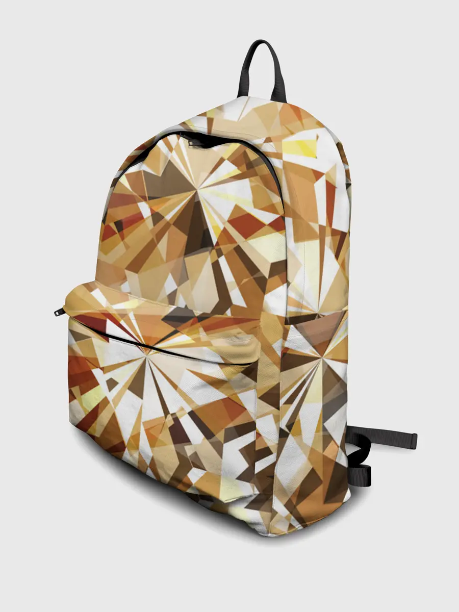 Рюкзак джинсовый / Желтые бриллианты