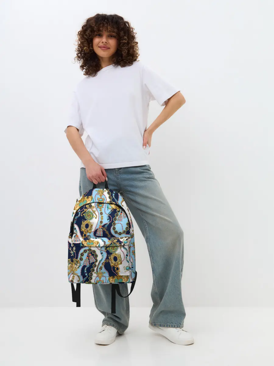 Рюкзак джинсовый / Барокко