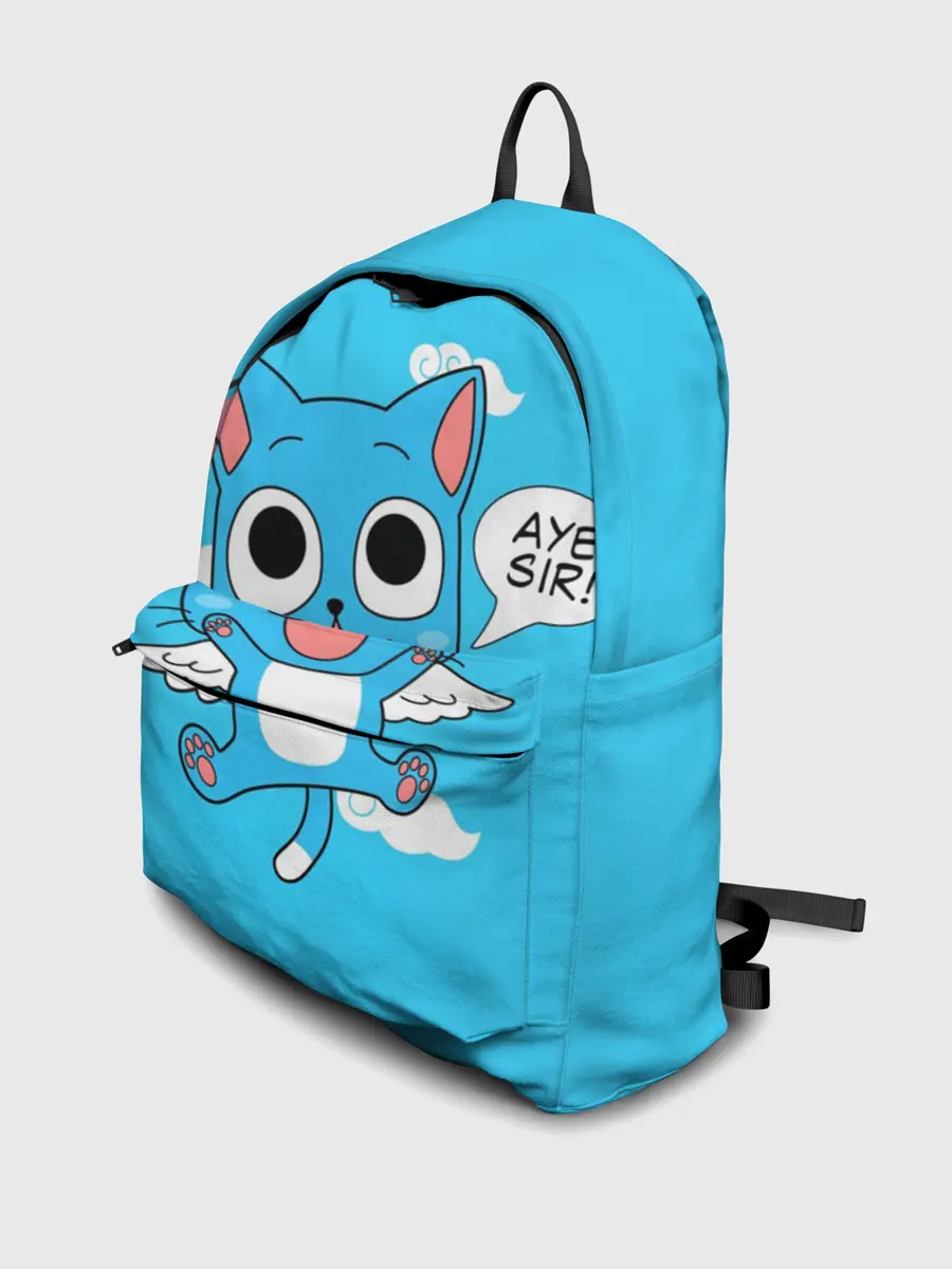 Рюкзак джинсовый / Happy cat