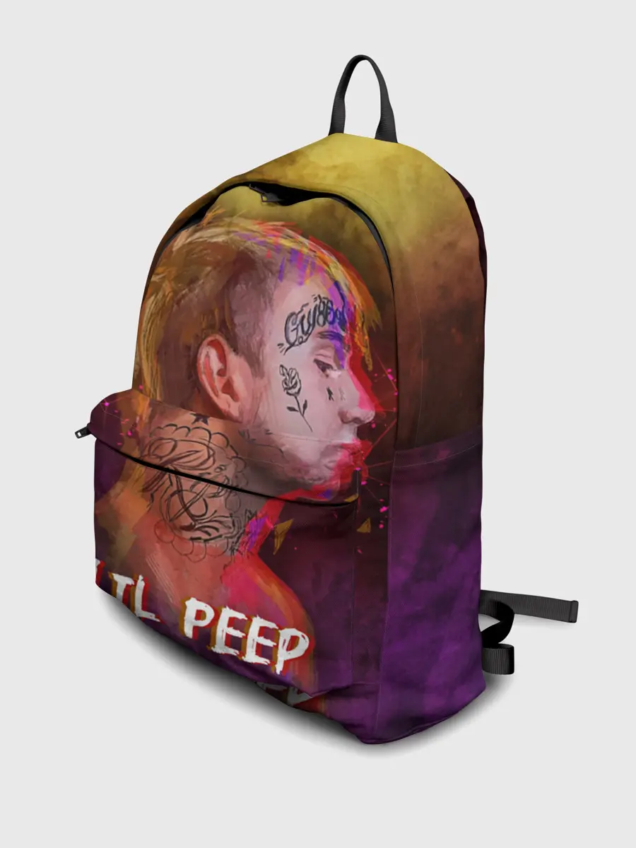 Рюкзак джинсовый / Lil Peep ART