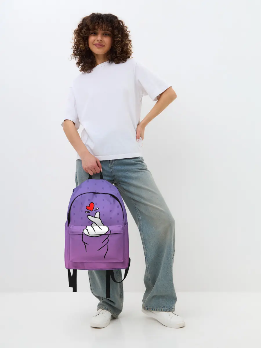 Рюкзак джинсовый / K-POP BTS