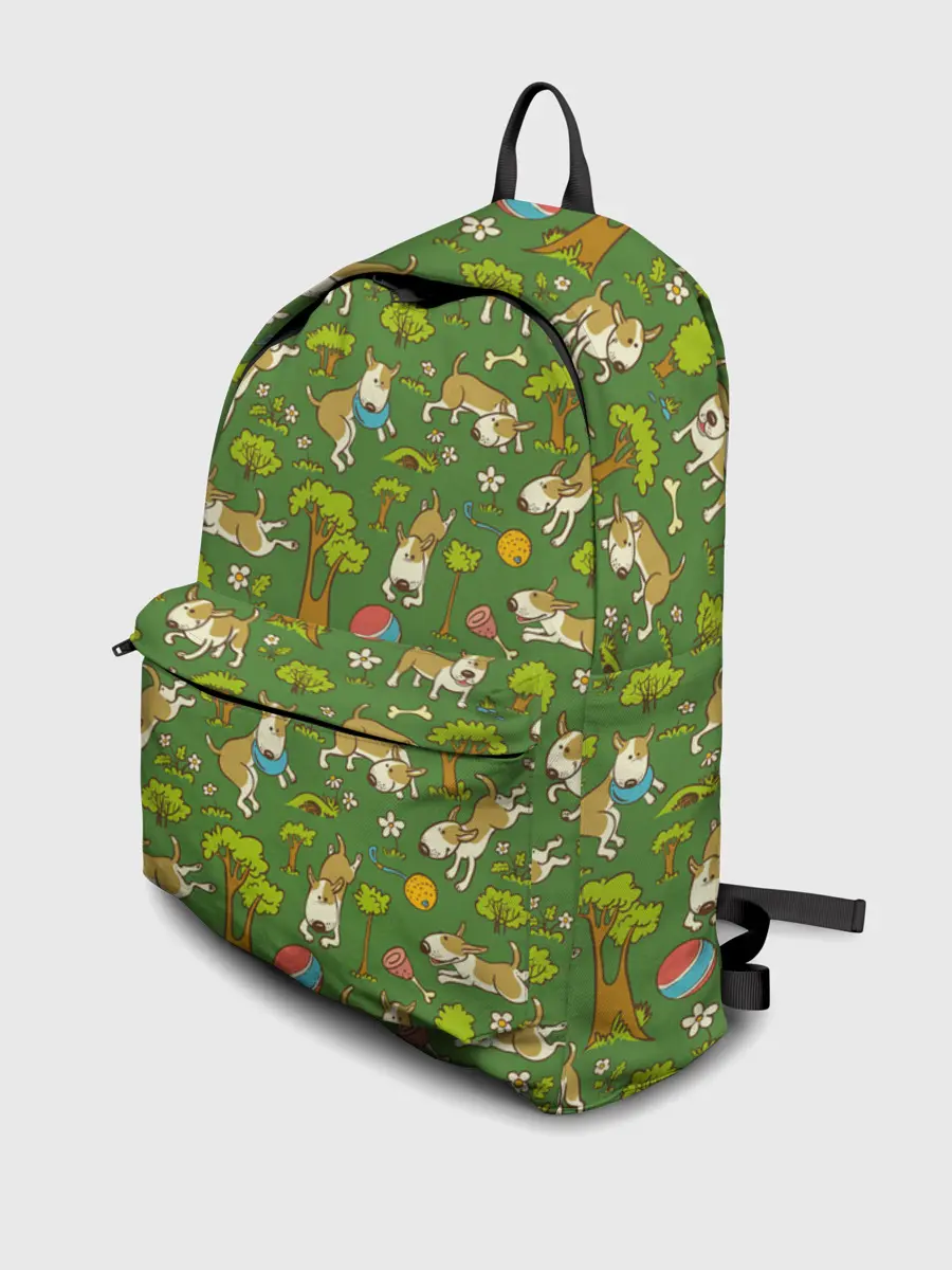 Рюкзак джинсовый / Забавные собаки