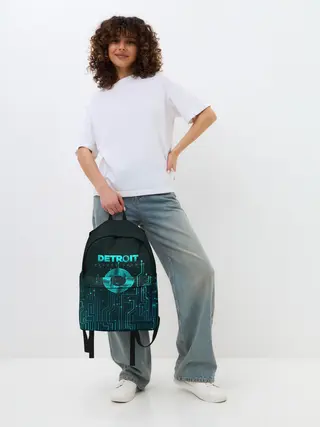 Рюкзак джинсовый / Detroit: Вecome Human