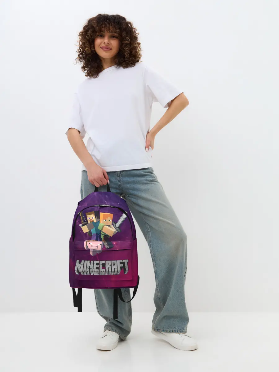 Рюкзак джинсовый / Minecraft