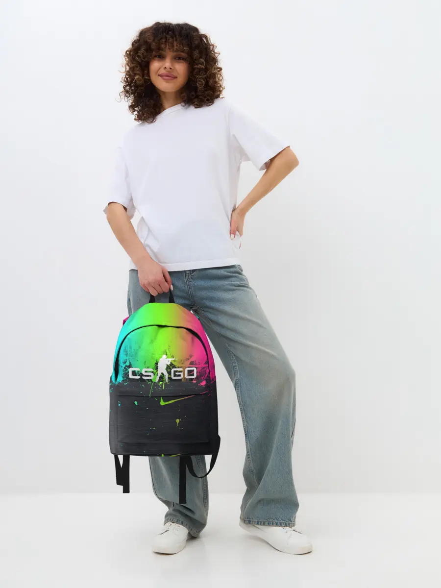 Рюкзак джинсовый / Фосфор CS:Go