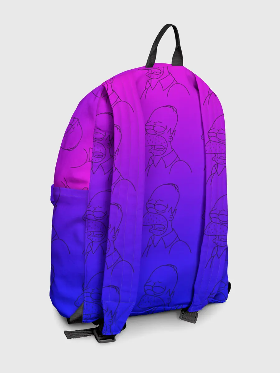 Рюкзак джинсовый / Уставший Гомер