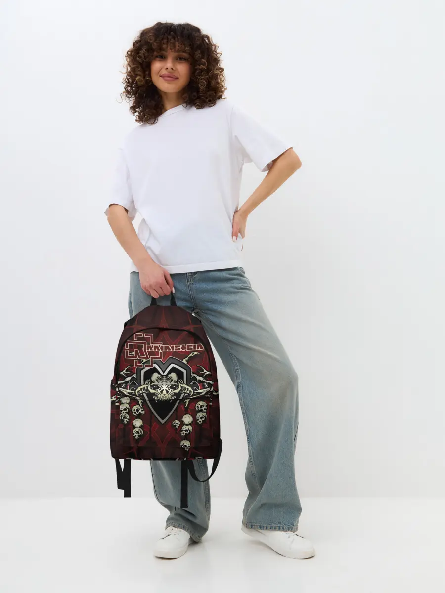 Рюкзак джинсовый / Rammstein