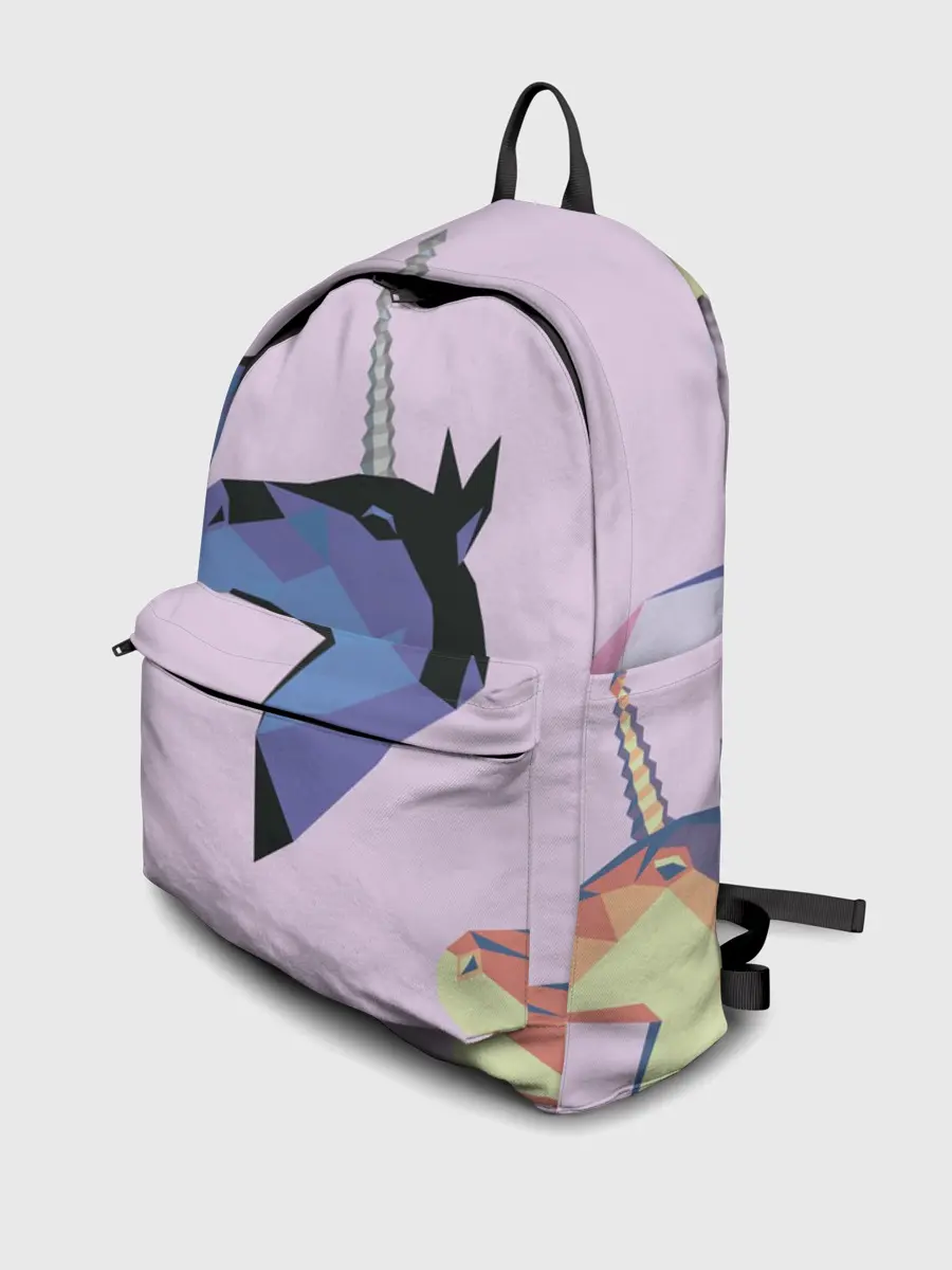 Рюкзак джинсовый / Единорог