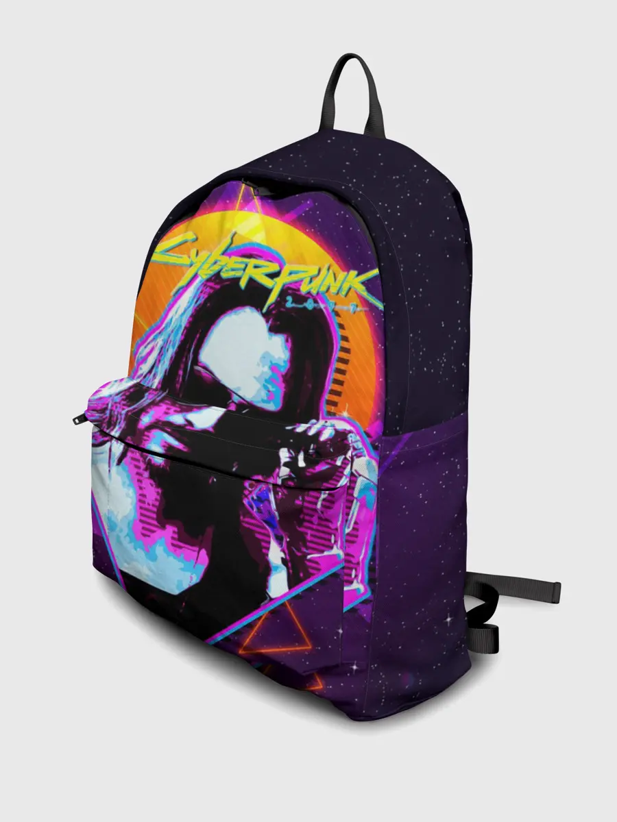 Рюкзак джинсовый / Киану Ривз Cyberpunk 2077