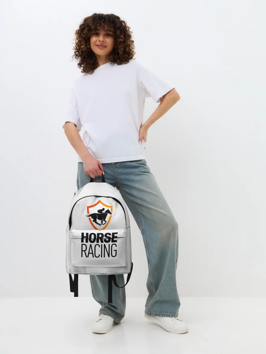 Рюкзак джинсовый / Horse racing