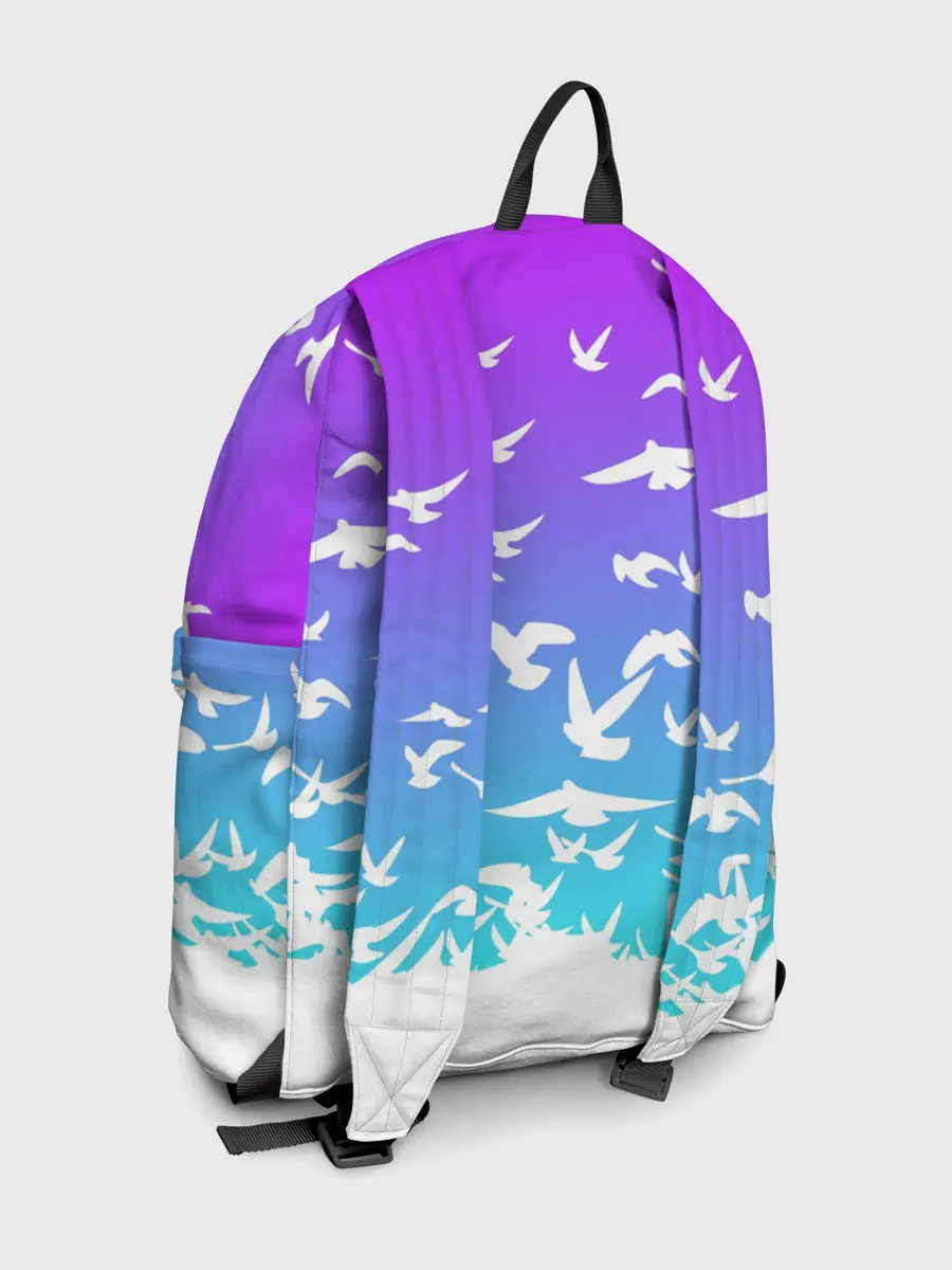 Рюкзак джинсовый / Фейри Тейл птички