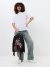 Рюкзак джинсовый / Гнедая лошадь