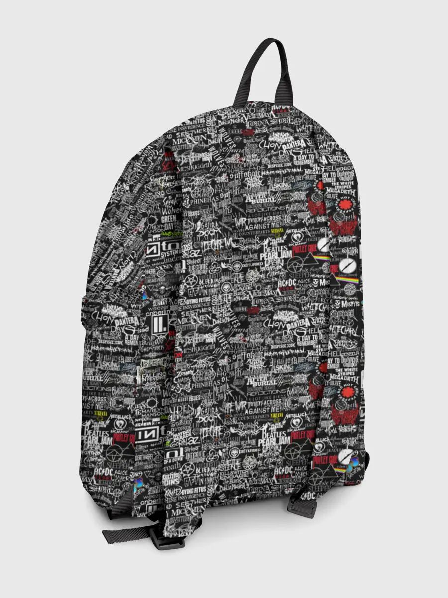 Рюкзак джинсовый / ЛОГОТИПЫ РОК ГРУПП