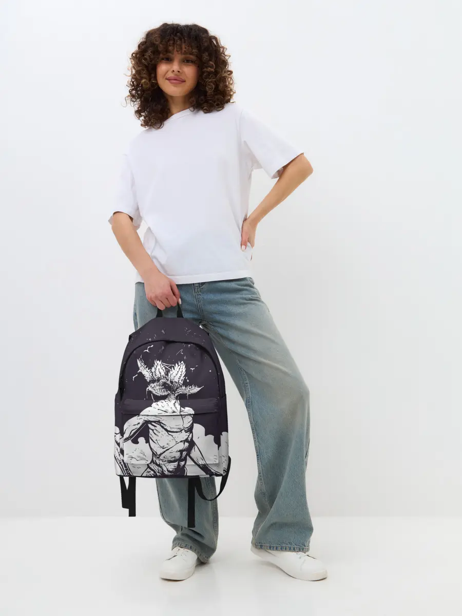 Рюкзак джинсовый / Демогоргон