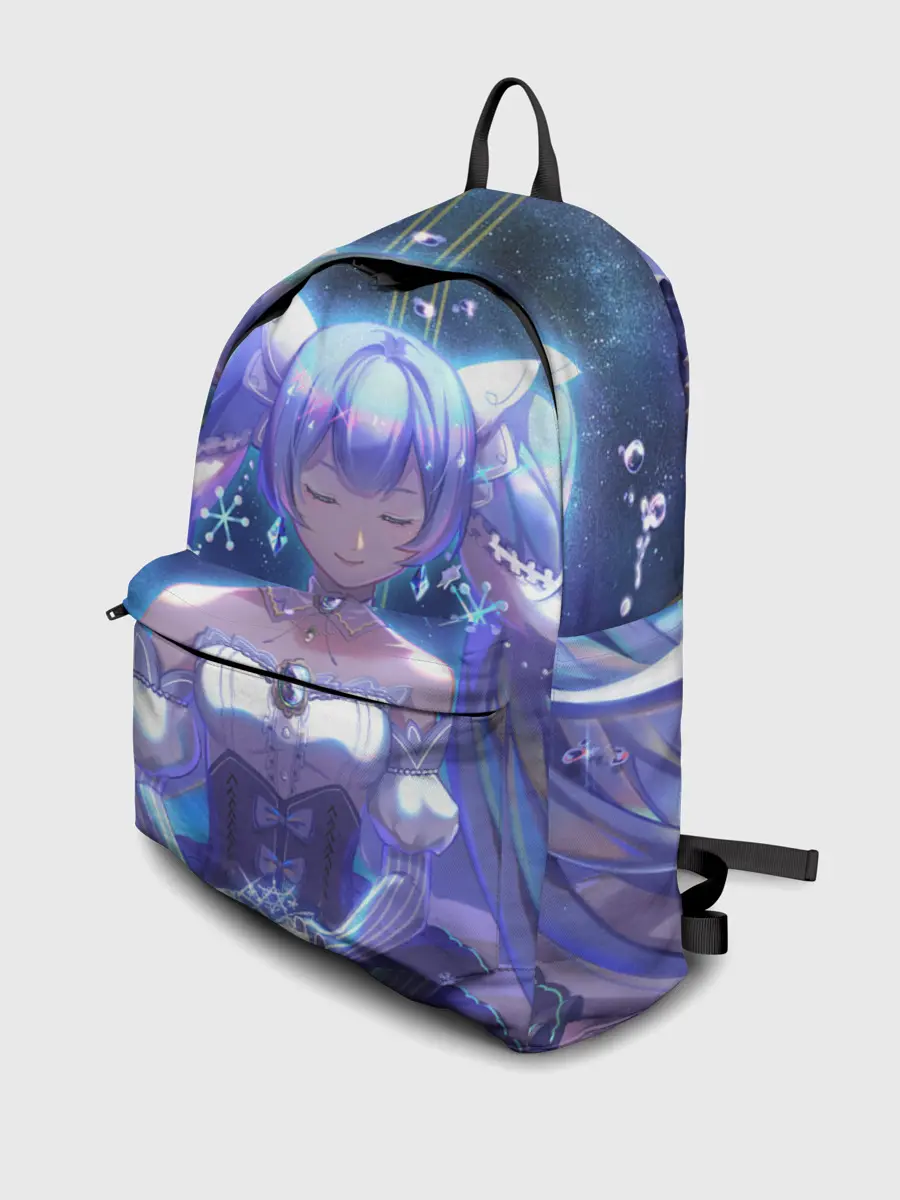 Рюкзак джинсовый / Хатцуне Мику медитирует