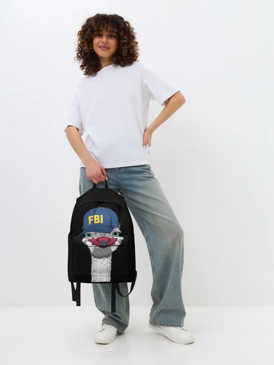 Рюкзак джинсовый / FBI