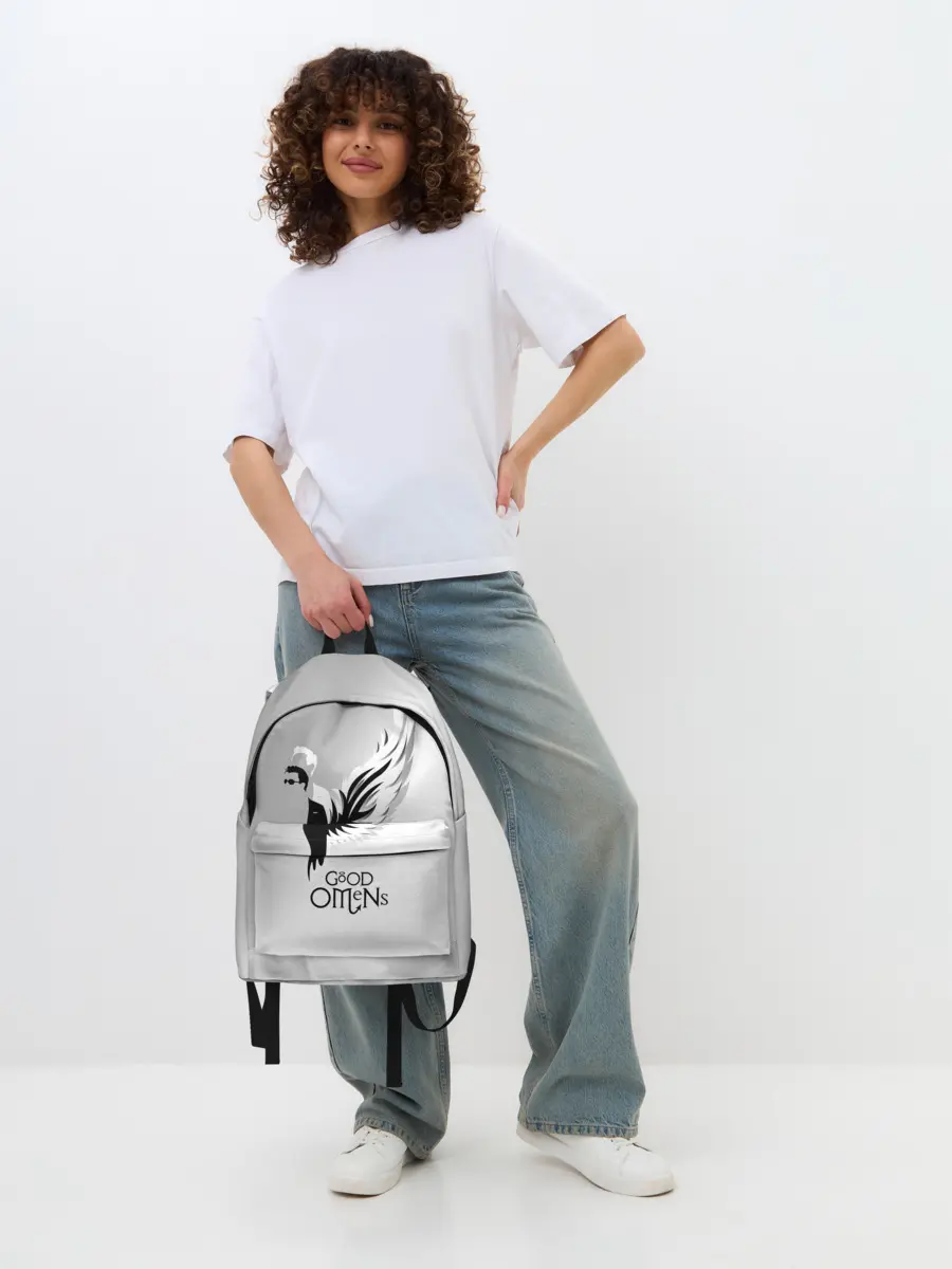 Рюкзак джинсовый / Good Omens