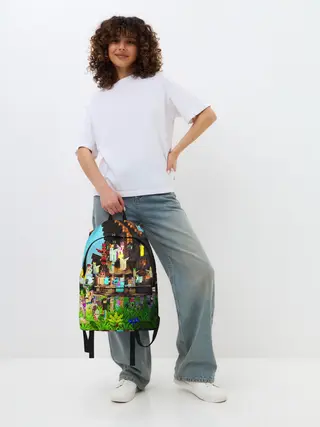 Рюкзак джинсовый / MY LITTLE MINECRAFT