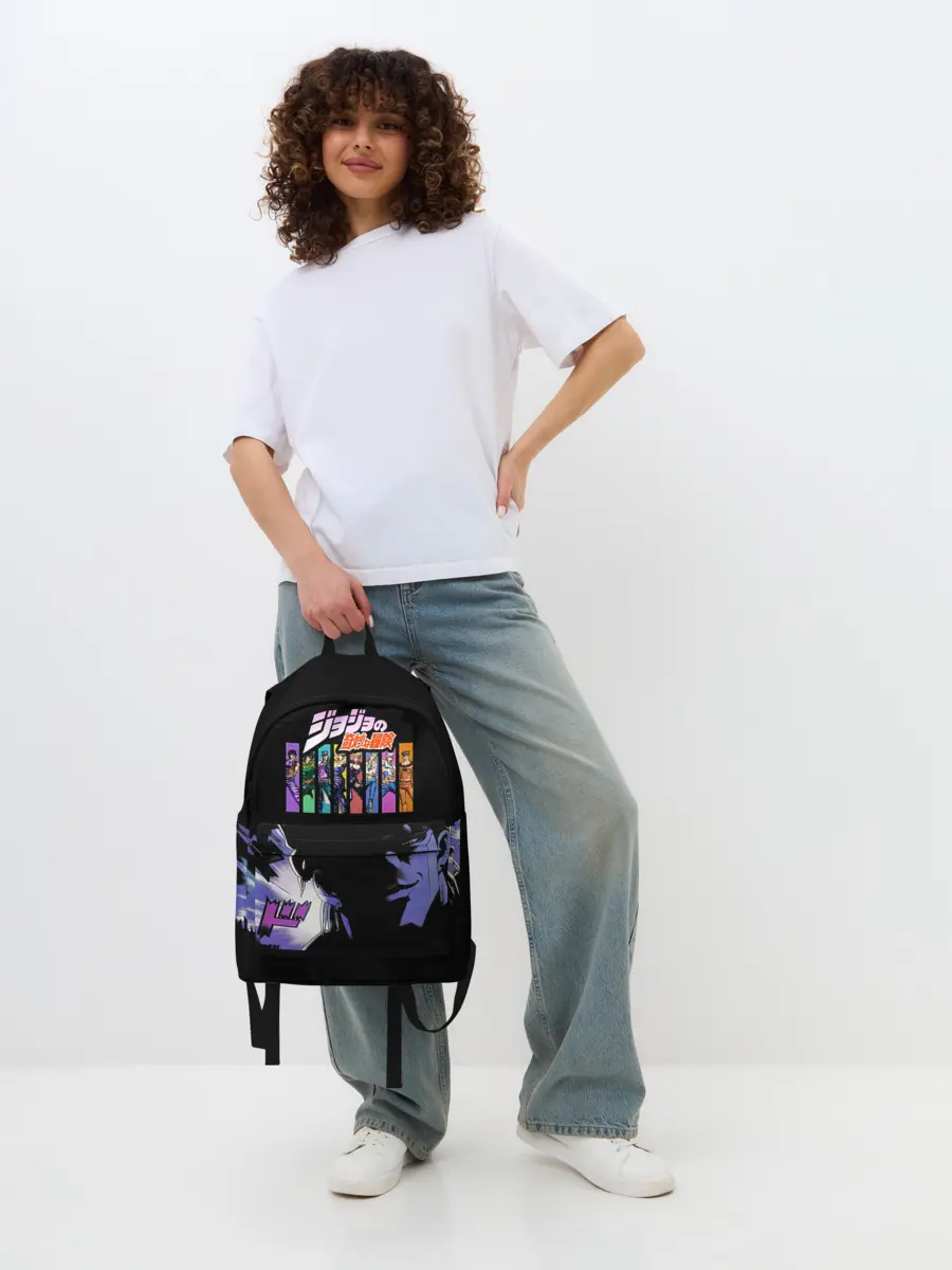 Рюкзак джинсовый / manga JoJo