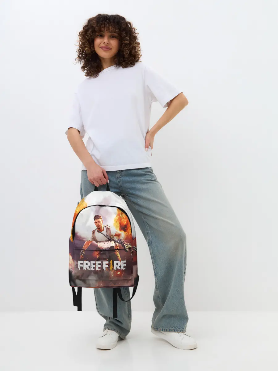 Рюкзак джинсовый / FREE FIRE