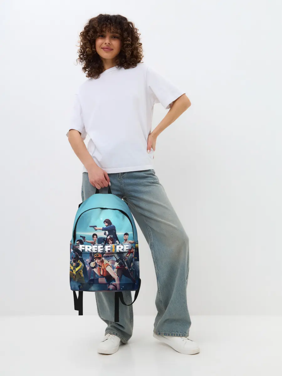 Рюкзак джинсовый / FREE FIRE