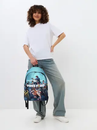 Рюкзак джинсовый / FREE FIRE