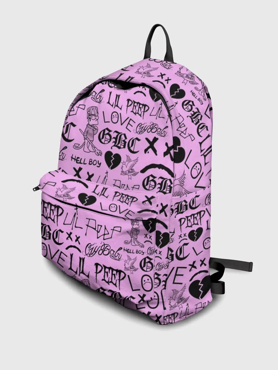 Рюкзак джинсовый / LIL PEEP LOGOBOMBING