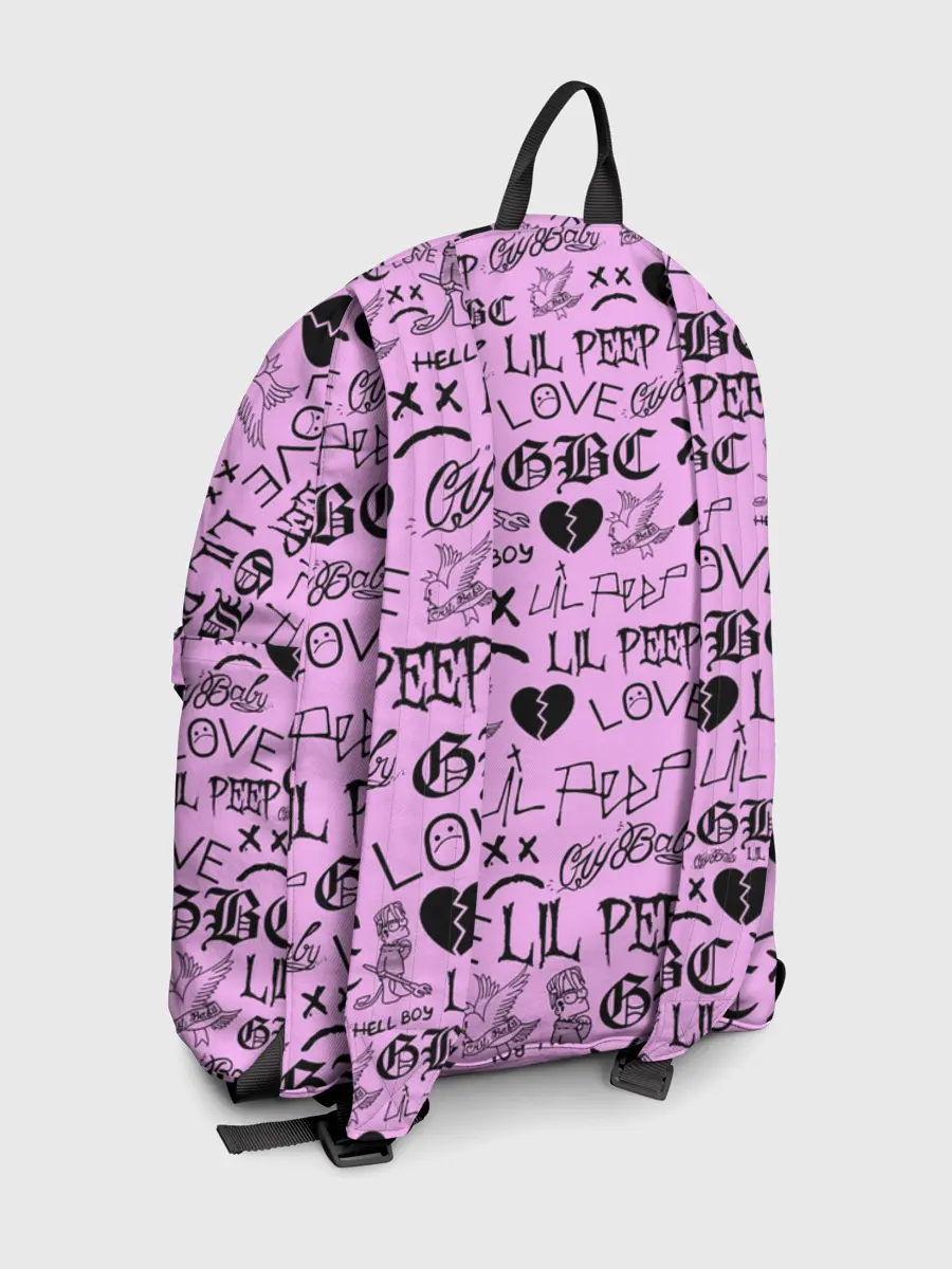 Рюкзак джинсовый / LIL PEEP LOGOBOMBING