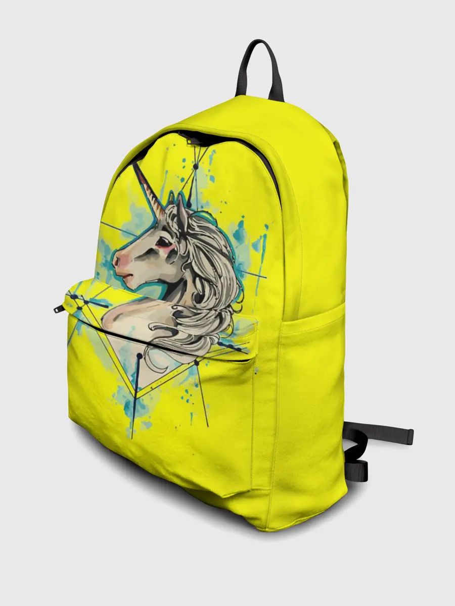 Рюкзак джинсовый / Единорог Yellow Unicorn