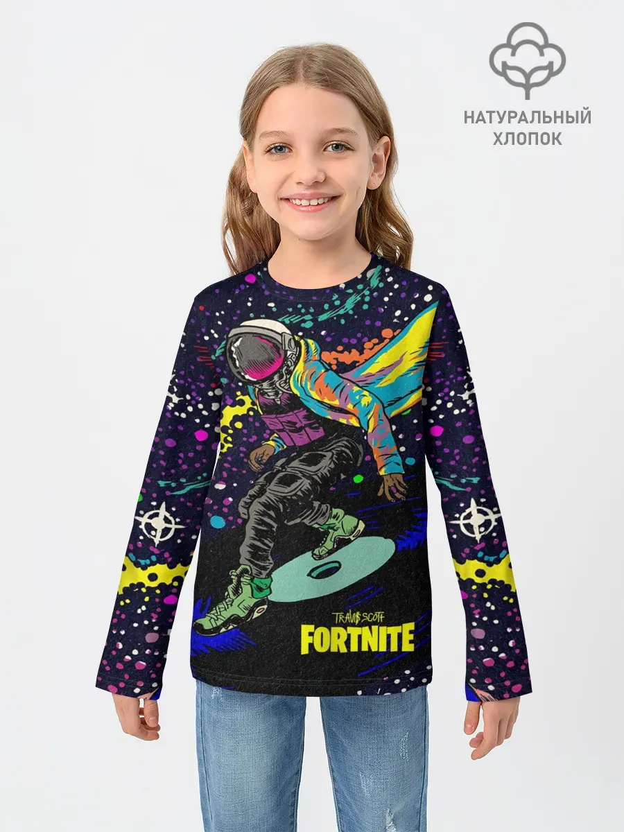Детский лонгслив / TRAVIS SCOTT+FORTNITE