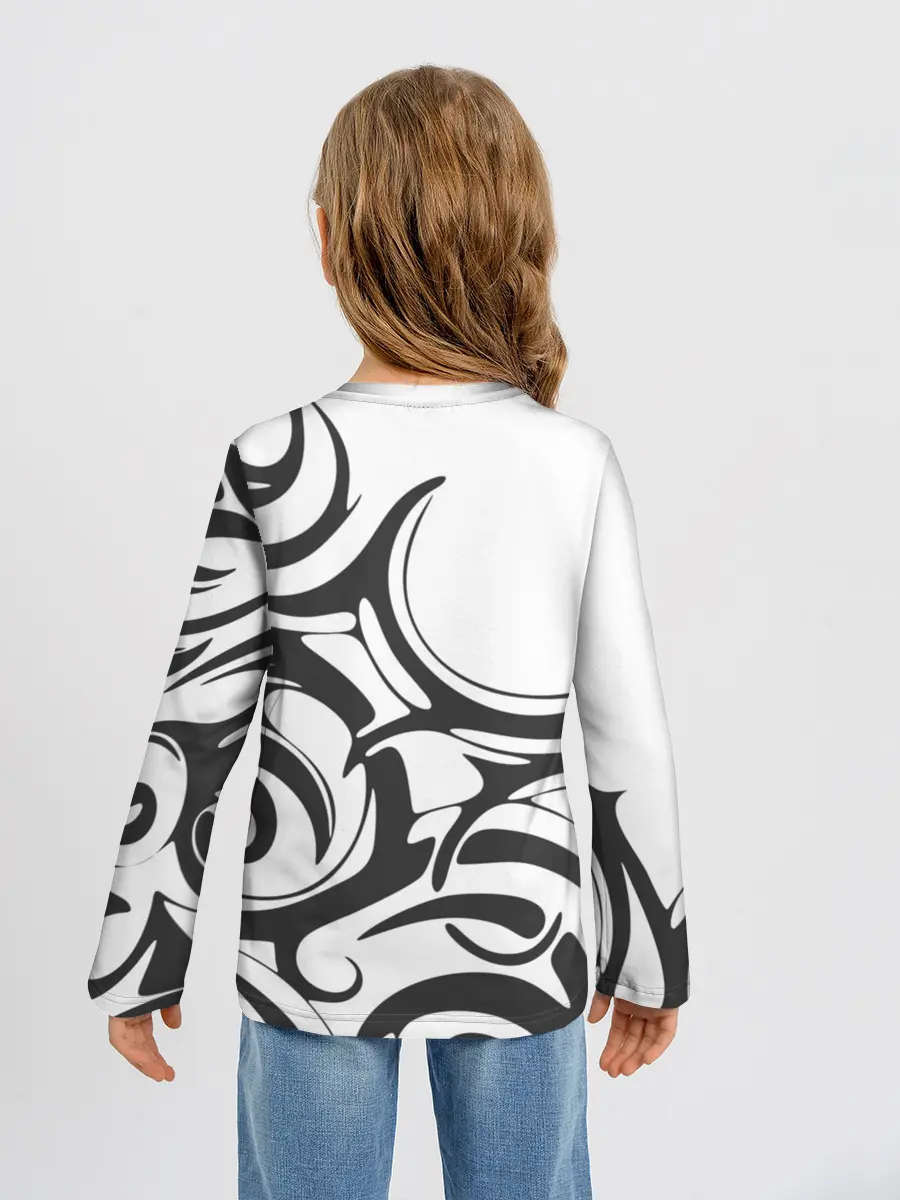 Детский лонгслив / Узоры