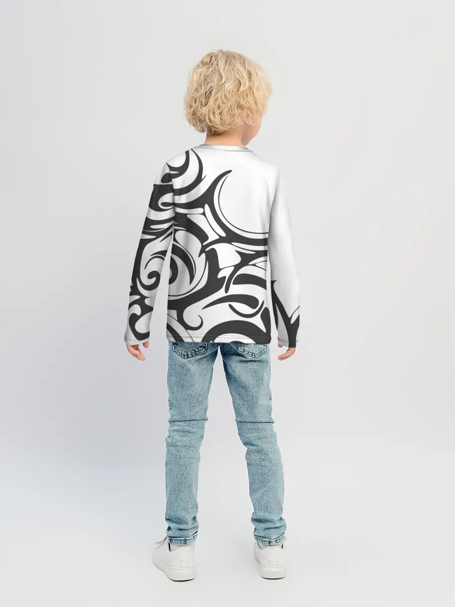 Детский лонгслив / Узоры
